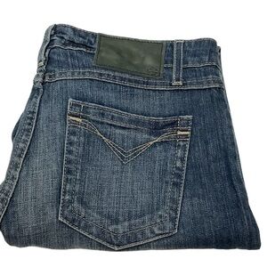 HARLEY DAVIDSON NWT Straight‎ Leg Cuffed Lightly Distressed Jeans - Size 27